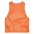 thumbnail image 4 of Champion Sports Mesh Practice Vest, Pack of 12, Solid and Numbered, Youth and Adult, Neon Orange, Adult Regular, 4 of 7