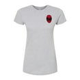 thumbnail image 2 of Marvel Spider-Man - USA Flag - Juniors Fitted Graphic T-Shirt, 2 of 5