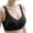Black, variant on Miluxas Plus Women Bra Women's Bra Wire Free Underwear OnePiece Bra Everyday Underwear Bras Beige XXL(XXL)