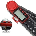 thumbnail image 5 of Digital Angle Finder Ruler, 200mm/ 7" Digital Angle Finder Protractor Ruler Meter Inclinometer Goniometer Level Electronic Angle Gauge, 5 of 5