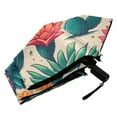 thumbnail image 6 of Compact Sun Umbrella Windproof Travel Umbrellas for Rain Strong Portable UV Protection Cactus and Desert Flower, 6 of 8