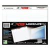 LANDSCAPE PAD WHITE 11"x9.5" COLLEGE RULED WITH MARGIN