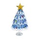 thumbnail image 1 of Árbol de Navidad de cristal, adorno artesanal colorido, regalo, cristalería, decoración de coche y escritorio, 1 of 6