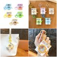 thumbnail image 2 of Colorful Washing Machine Pendant Keychain With Sound ABS Stress Relief Gadget Accessory For Kids And Adults, 2 of 9
