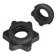 thumbnail image 5 of Uxcell M25 Collar de bloqueo antideslizante de plástico para tornillo de mancuerna, tuerca hexagonal para barra de pesas, paquete de 2, 5 of 5