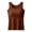 Brown,#109, variant on plus size Tank Tops with Built in Bras Tummy Control Seamless Wide Strap Camisole Shaper Shelf Bra Tank for Senior,2XL