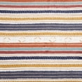 thumbnail image 3 of Velvet Plush Sherpa Blanket 90" x 96", Queen, Rustic Stripe, Soft Cozy, 3 of 4