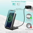 thumbnail image 6 of FDGAO 20W Wireless Charger, Fast Charging Station Wireless Charging Stand Foldable for iPhone 14 Pro,14,13,12,11,XS Max,XR,8 Plus, for Samsung Galaxy/Note, 6 of 9