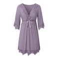 thumbnail image 5 of Women Sexy Foreign Advanced Sense Pure Desire For High Appearance Level Ice Silk Fun Home Nightdress, 5 of 5