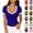 #02 Blue, variant on Ribbed T Shirts for Women Color Block Trim V Neck Low Cut Short Sleeve Tops Slim Fit Stretchy Daily Casual Summer Tees,L,#02 Pink