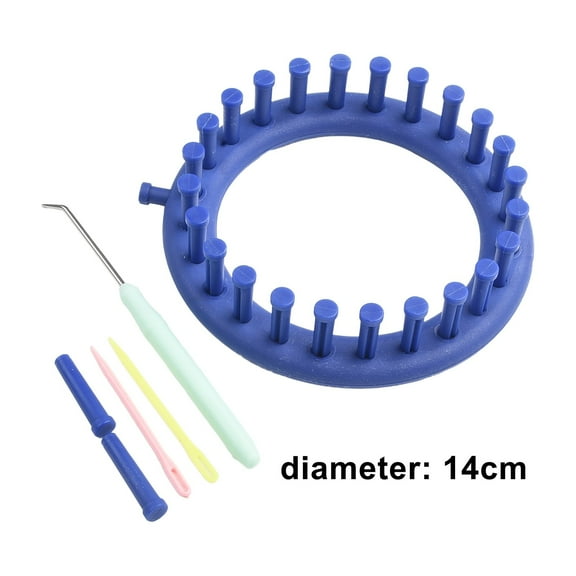 1 Set Round Knitting Loom Craft Yarn Kit Diy Tool Crochet Hook Needles Hat Scarf Stitching Shawl Sweater Sock Blankets Knitter