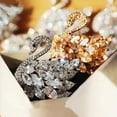 thumbnail image 4 of Opvise Women Brooch Swan Shape Rhinestone Retro Anti-slip Shoulder Bag Suit Coat Collar Hat Clothes Anti-exposure Pin Party Prom Bride Wedding Garment Jewelry, 4 of 8