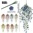 thumbnail image 3 of Violet Flowers Artificial Outdoor Violet Flowers Windproof The Atmosphere Of Autumn, 3 of 9