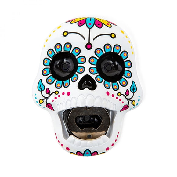 Drinking 794275 Drinking Sugar Skull Wall Mounted Bottle Opener