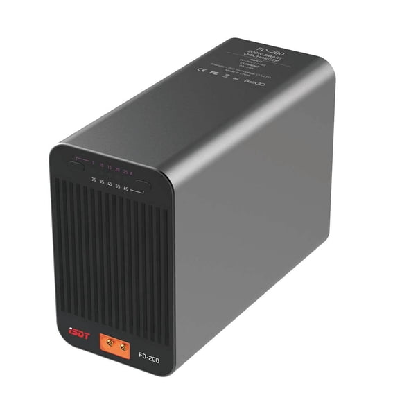 ISDT FD-200 Lipo Discharger 200W 25A APP Control Smart Discharger Capacity 1-8S Lithium/Lipo Battery Discharger, High Voltage Lipo Discharger