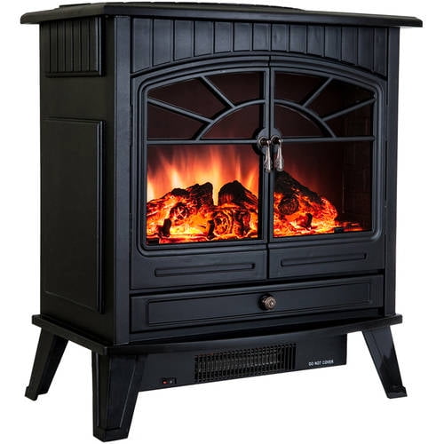 Akdy Fp0033 23 1500w Freestanding Electric Fireplace Stove Heater With Vintage Glass Door Realistic Flame And Logs Black Brickseek - Akdy Curved Electric Fireplace Insert Akdy Fp0033 23 1500w Freestanding Electric Fireplace Stove Heater With Vintage Glass Door Realistic Flame And Logs Black Brickseek - Akdy Curved Electric Fireplace Insert