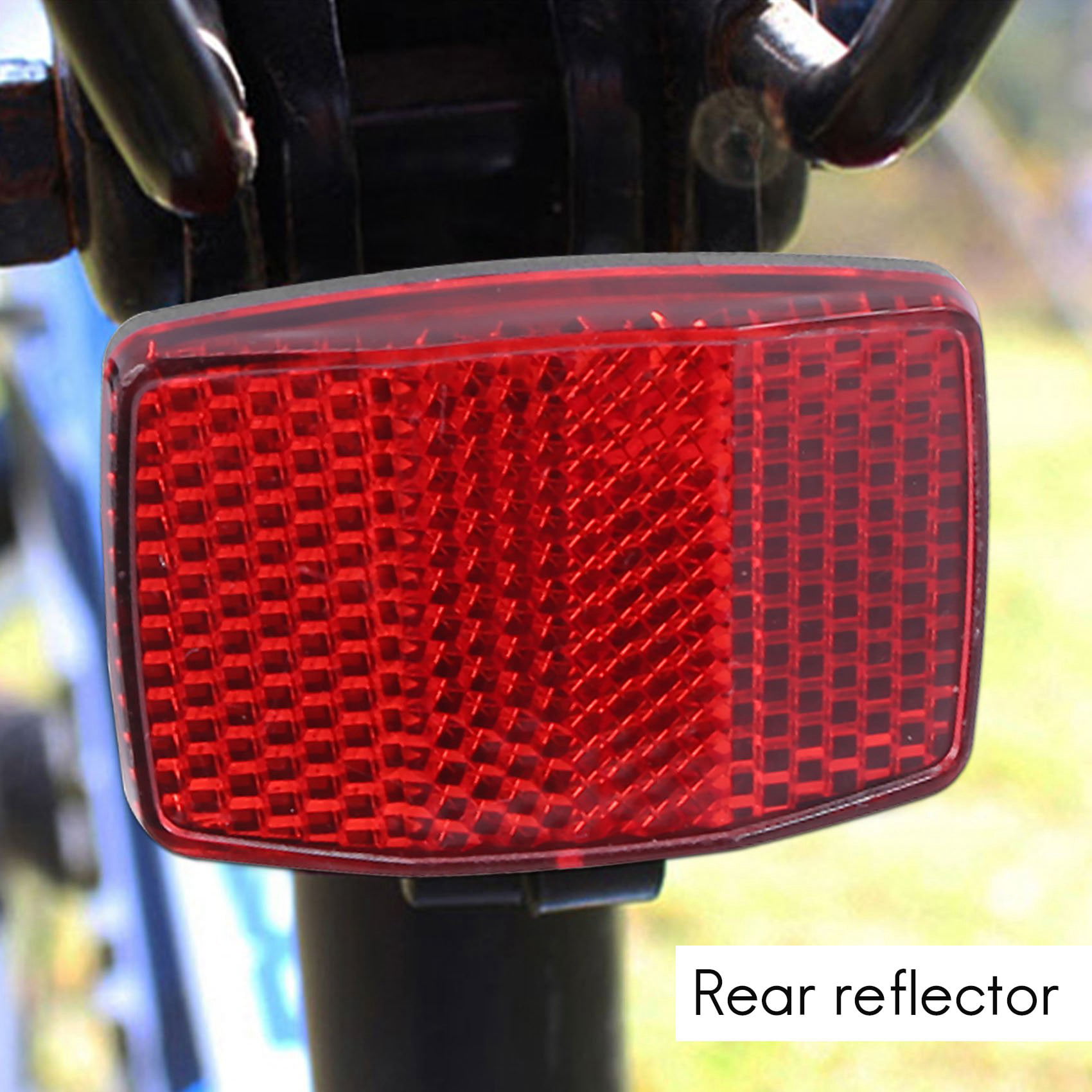 Bicycle Reflectors Set 1 Pair Cycle Bicycle Bike Light Reflector Rear Front for Handlebar & Saddle Bar Liadance Cycling Reflectors Bike Front Reflector