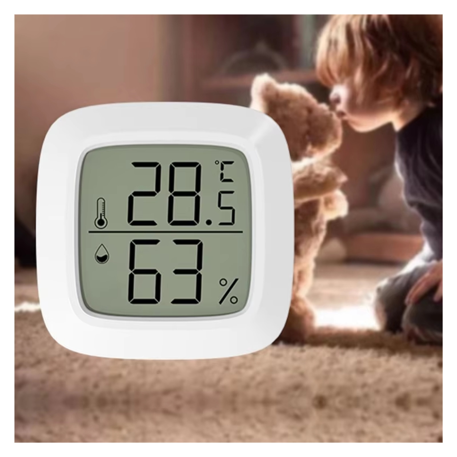 Mini LCD Digital Thermometer Hygrometer Indoor Room Temperature and Humidity Meter Sensor Home