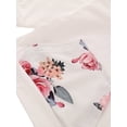thumbnail image 5 of Kidcici Baby Girl Floral Hoodie Pants Headband Outfit 3Piece, 5 of 6