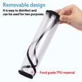 thumbnail image 3 of 2 In 1 Removable Anti-spitting Splash Protective Hat Anti Sunlight Windproof Dust-proof Mask Face Cover Cap Unisex, 3 of 7