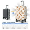 thumbnail image 3 of Cauagu Cute Squirrel Fall Print Travel Luggage Cover,Travel Dust-proof Suitcase Cover Softside Suitcase Protector for 18-32inch,Not Included Suitcase, 3 of 8