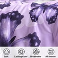 thumbnail image 4 of Juego de sábanas ARTALL Twin de 5 piezas con forma de mariposa morada, 4 of 6