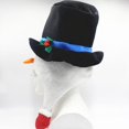 thumbnail image 2 of Disfraz navideño de tela con forma de muñeco de nieve para adultos y niños, 2 of 3