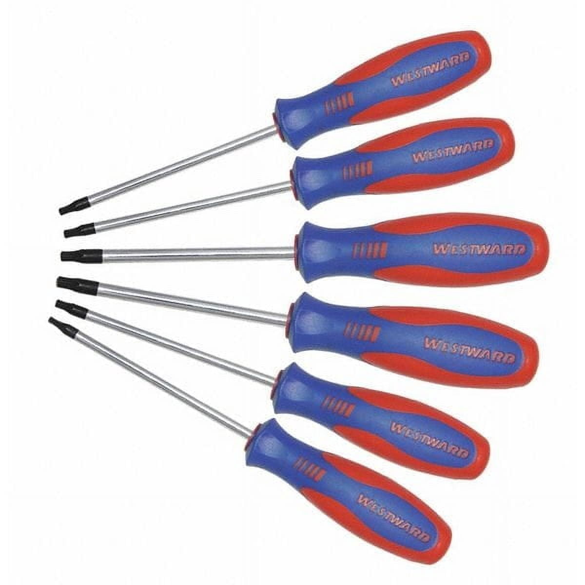 Westward Mag Tip Screwdriver Set, NmPcs6 401L78