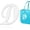Letter D, variant on 6Pcs Letter Charms, Alphabet Insert Decor Accessories for Beach Tote Handbag