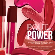Colorbar Powerkiss Vegan Matte Lipcolor, Lipstick, 003 Hot Fire, 0.16 oz