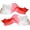White Light Red Bright Red, variant on 16 Fan Belly Dance Silk Veil 59", 1 Pair (Left+Right) Women Long Folding Wood for Performance Props, White Gradient Lake Blue