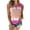 A-Hot Pink, variant on QLEICOM Womens Summer Sleeveless Tank Tops, Crew-Neck Cotton Loose Fit Tunic Side Split Tshirt, Color Block Tie-Dye Casual Tanks Blouse, Vests Tops, Tees & Blouses S-5XL for Girls