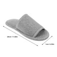 thumbnail image 4 of FELTECHELECTR 1 par de pantuflas para invitados: sandalias ligeras y de punta abierta para mayor comodidad. Pantuflas antideslizantes para mujer y hombre. Suministros para hoteles., 4 of 5