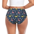 thumbnail image 3 of Womens Underwear - cute little Dinosaur No Show Seamless Underwear for Women, Stretch Women's Panties, Hipster Soft Comfort Ladies Panties Bikini Underwear Briefs, 3 of 6