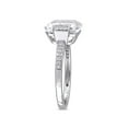 thumbnail image 3 of Everly Diamond Sterling Silver Engagement Ring, 3 of 6