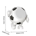 thumbnail image 3 of Gifts for Men Qwtwty Bluetooth Robot Speaker Cute Portable Small Steel Bluetooth Audio Wireless, 3 of 9
