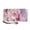 Axolotl with Strawberry, variant on Penguin Snowflake Print Women's Wallets for Outdoor Travel, Waterproof Long Wallet PU Leather Around Zipper Long Purse