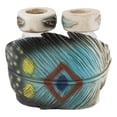 thumbnail image 2 of Southwestern Dreamcatcher Feather Salt And Pepper Shakers Holder Set, 2 of 5