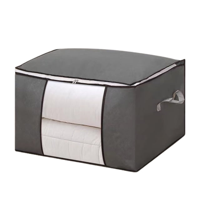 Heavy Duty Storage Bags with Reinforced Handles,Extra Large Zippered Tote for Clothes,Multi-Purpose Moving Bag,Foldable Space-Saving Storage Solution,Durable and Waterproof Storage for Travel