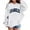 White, variant on Tiijoy Girls Los Angeles Print Hoodie Loose Pullover Hooded Sweatshirt, Sizes 3-4T