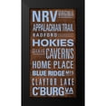 thumbnail image 2 of NRV Text 14x24 Black Modern Framed Museum Art Print Titled - Art Licensing Studio, 2 of 5