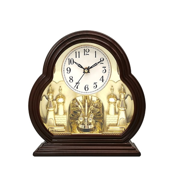 Vintage Mantel Clocks,Battery Operated Pendulum Clock, Grandfather Clock for living room, Fireplace Clock for Living Room, Office, Home Decor