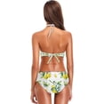 thumbnail image 5 of Dreamtimes Lemon Leaves Fruit Swimsuits Padded Bikini Sets Sexy Swimwear for Women, X-Large, 5 of 7