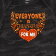 thumbnail image 4 of Inktastic Everyone is Thankful for Me with Heart and Leaves Boys or Girls Baby Bodysuit, 4 of 5