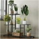thumbnail image 4 of Soporte para Plantas de Metal, Estante para Plantas 5 Niveles, Estante Decorativo de Acero Negro, Mueble para Plantas para Interiores y Exteriores, 4 of 5