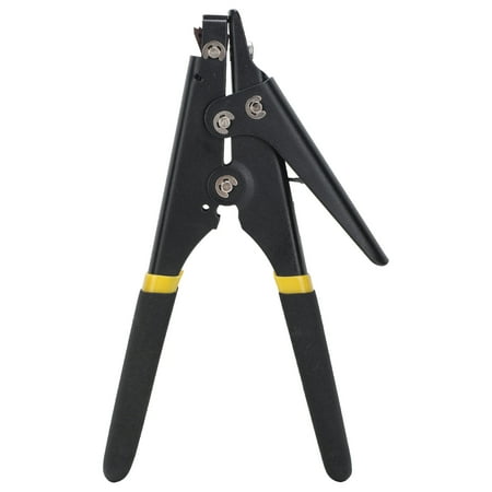 

Portable Nylon Cable Tie Gun Adjustable Tension Plastic Zip Tie Fastening and Cutting Tool Black