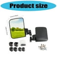 thumbnail image 5 of Sinyiin Golf Cart Rearview Mirror Wide Angles Golf Cart Rearview Mirror Easy to Install, 5 of 7