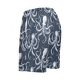 thumbnail image 5 of Men's Pajama Shorts Bottoms with Pockets Soft Lightweight Lounge Sleep Wear Octopus Sketchy, 5 of 6