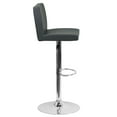 thumbnail image 6 of Emma + Oliver Gray Vinyl Adjustable Height Panel Back Barstool, 6 of 7