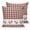 Cappuccino, variant on 20x20 Pillow Covers Set of 2, Farmhouse Orange Plaid Throw Pillow Covers Decorative Couch Cushion Case, Vintage Country Cock Checkered Microfiber Square Pillowcases for Bedroom Car Living Room